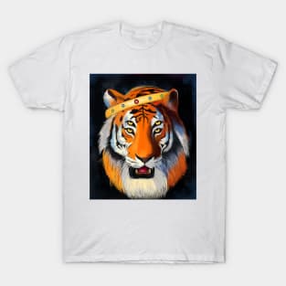 Double Eyed Tiger King Head T-Shirt